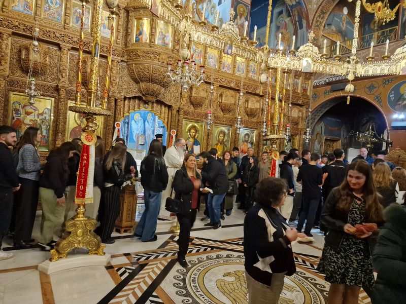 Θεία Λειτουργία για τους εξεταζομένους μαθητές
